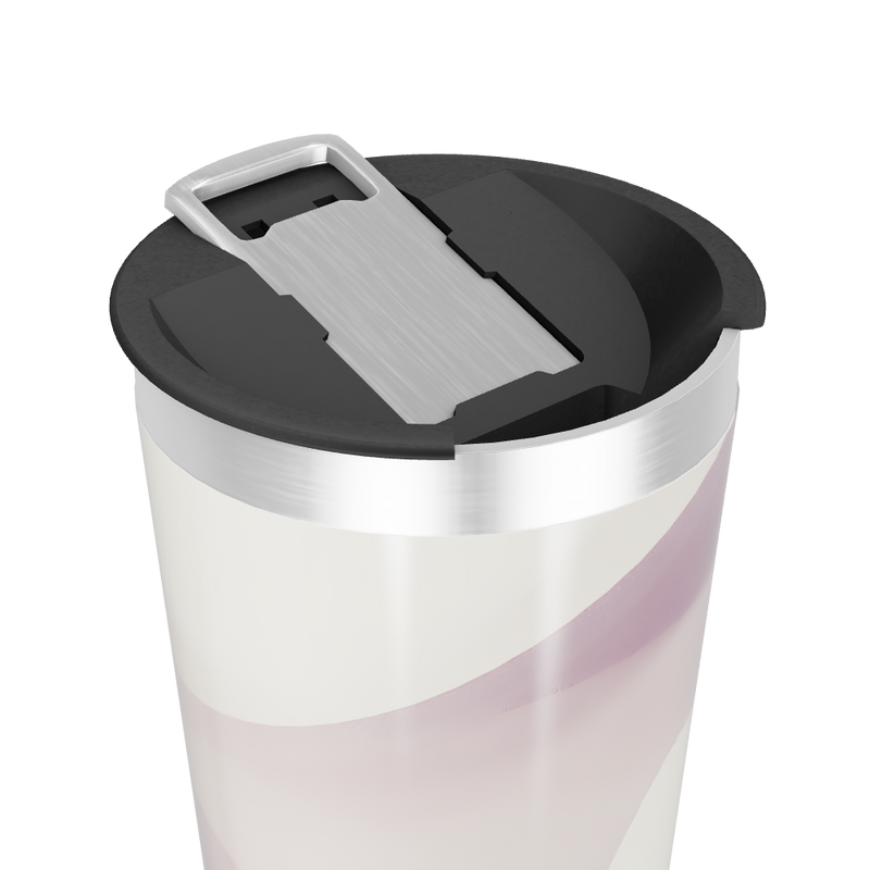 Copo Térmico - Design Ondulado Lilás