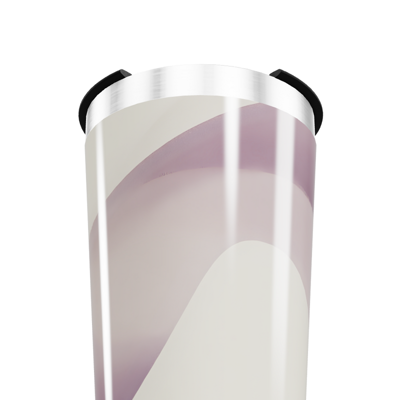 Copo Térmico - Design Ondulado Lilás