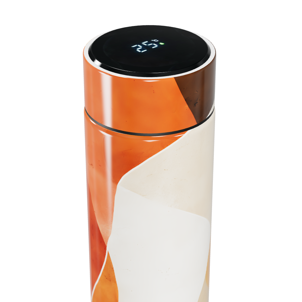 Garrafa Térmica Touch Estampa Abstrata Colorida