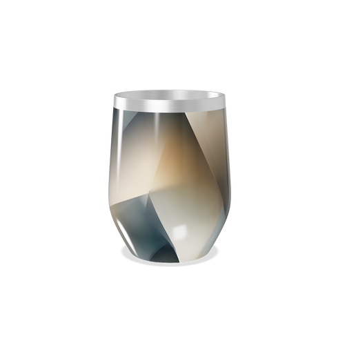 Copo Térmico Slim - Geométrico Vidro Colorido