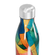 Garrafa Inox Estampa Colorida Geométrica