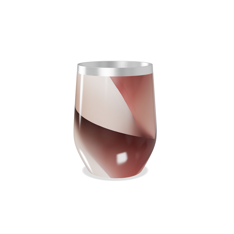 Copo Térmico Slim - Metálico com Estampa Abstrata