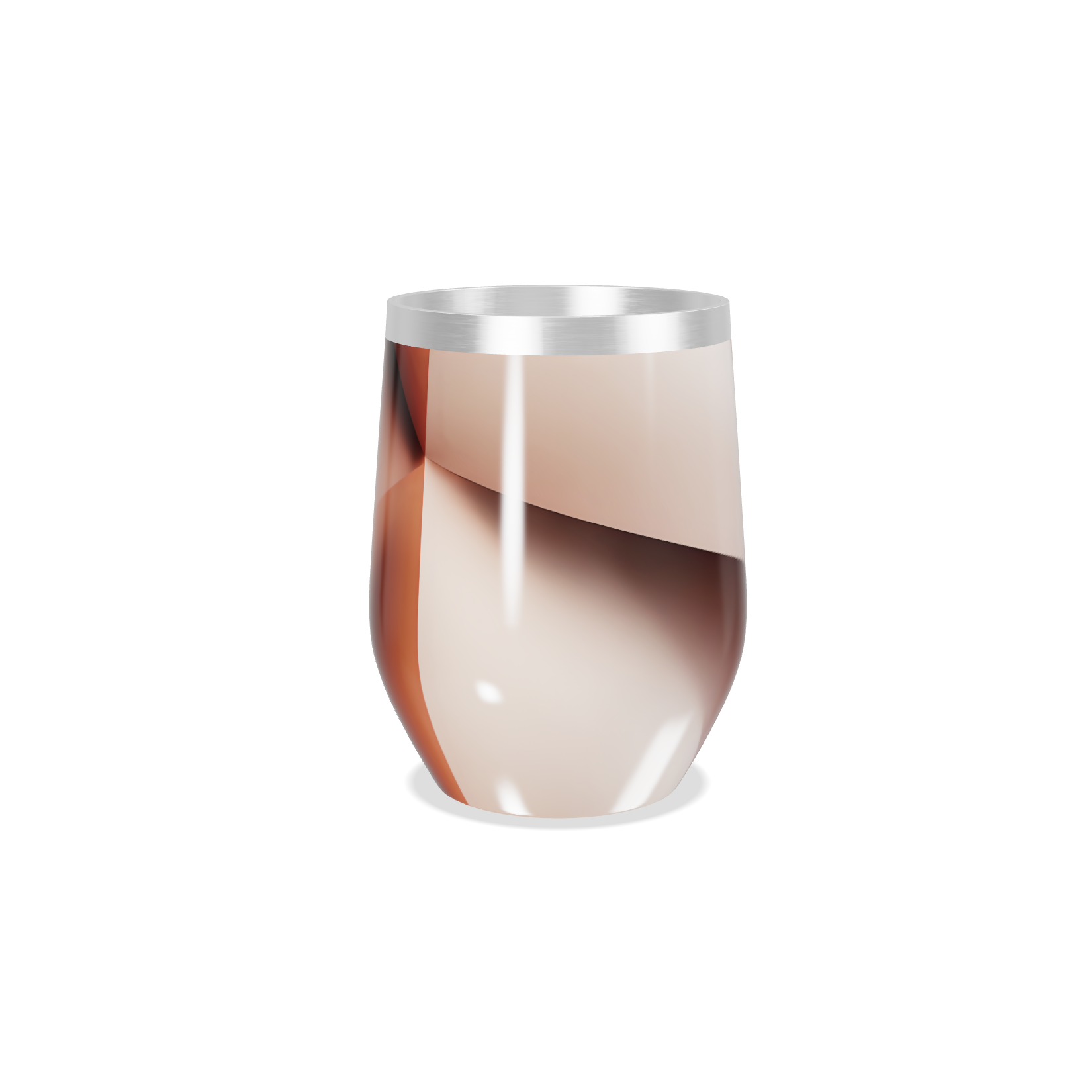 Copo Térmico Slim - Metálico com Estampa Abstrata