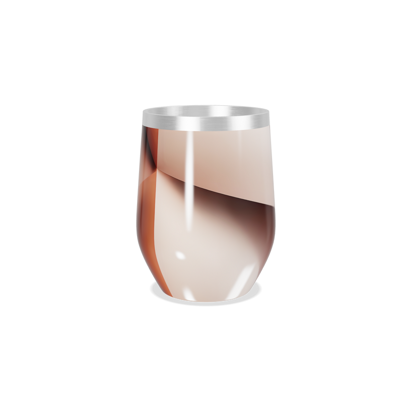 Copo Térmico Slim - Metálico com Estampa Abstrata