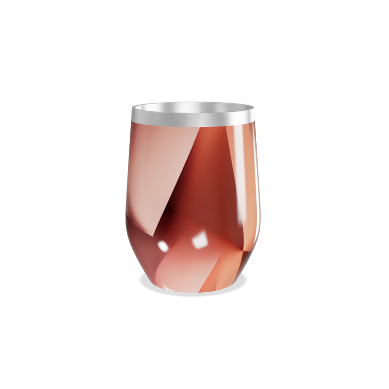 Copo Térmico Slim - Metálico com Estampa Abstrata