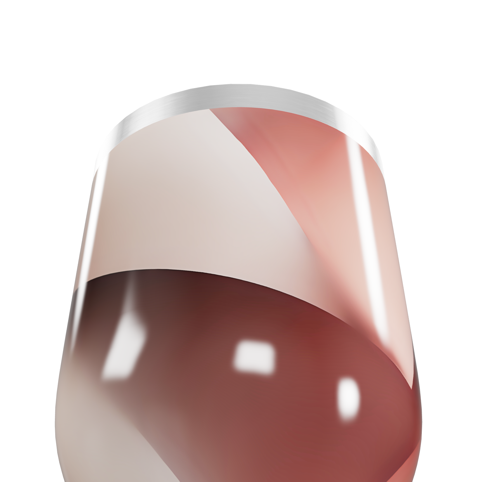 Copo Térmico Slim - Metálico com Estampa Abstrata