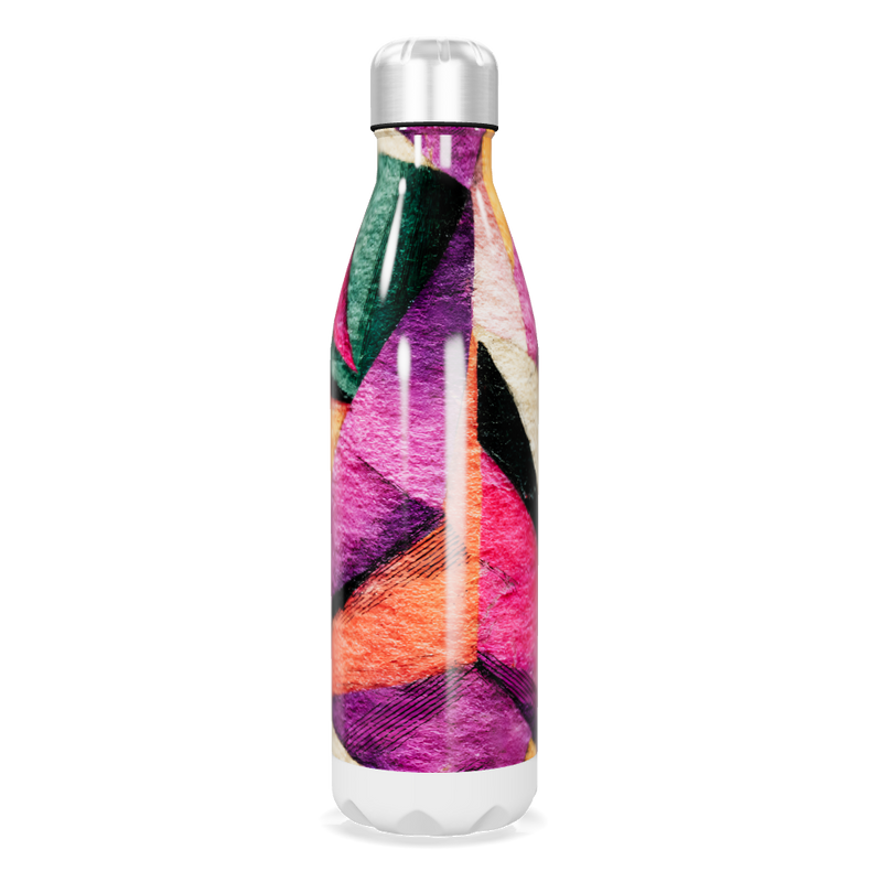 Garrafa Inox Estampada Colorida 500ml