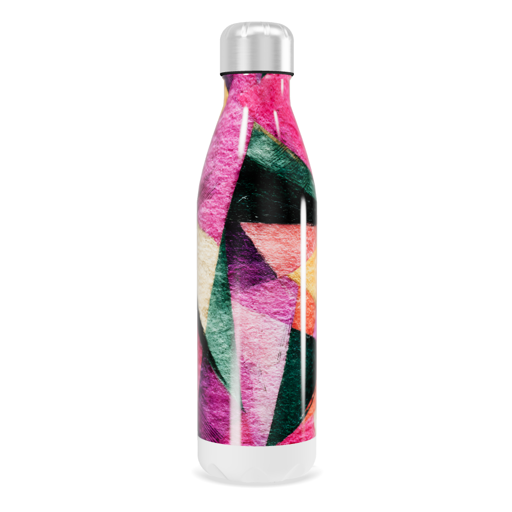 Garrafa Inox Estampada Colorida 500ml