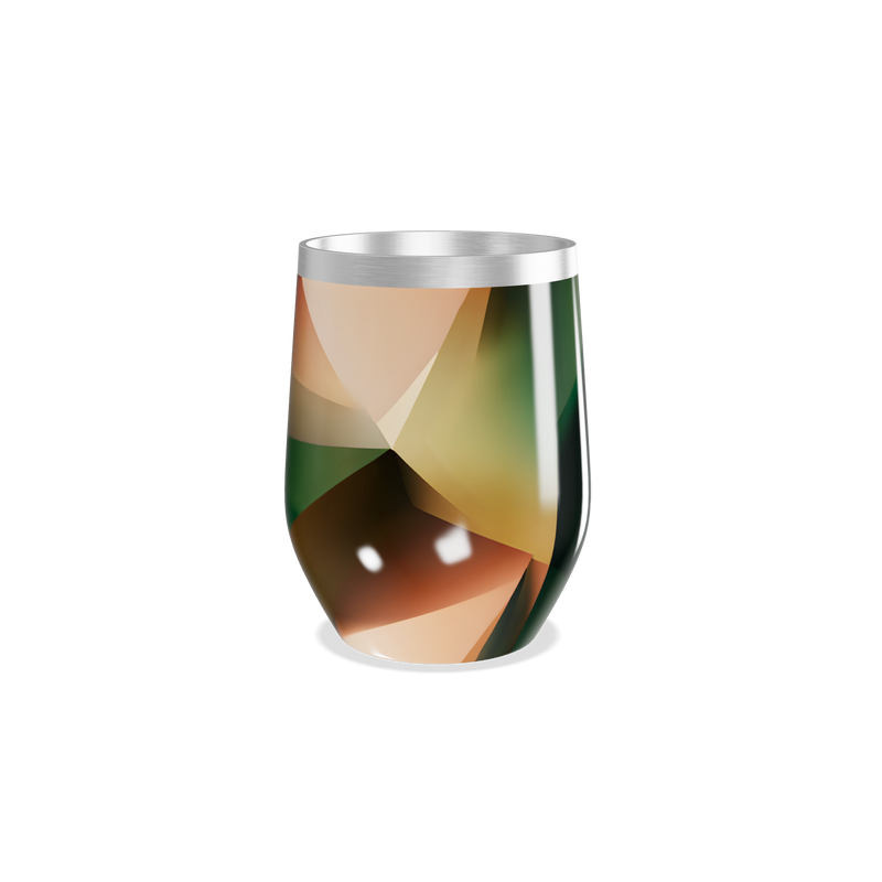 Copo Térmico Slim - Geométrico Multicolorido