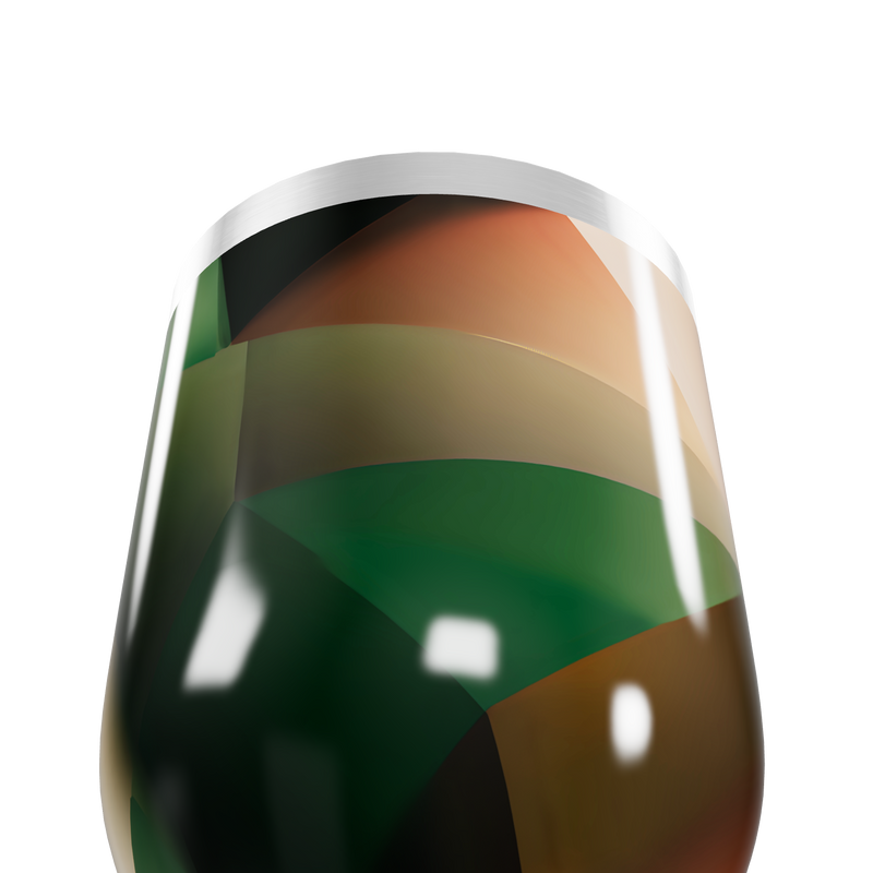 Copo Térmico Slim - Geométrico Multicolorido