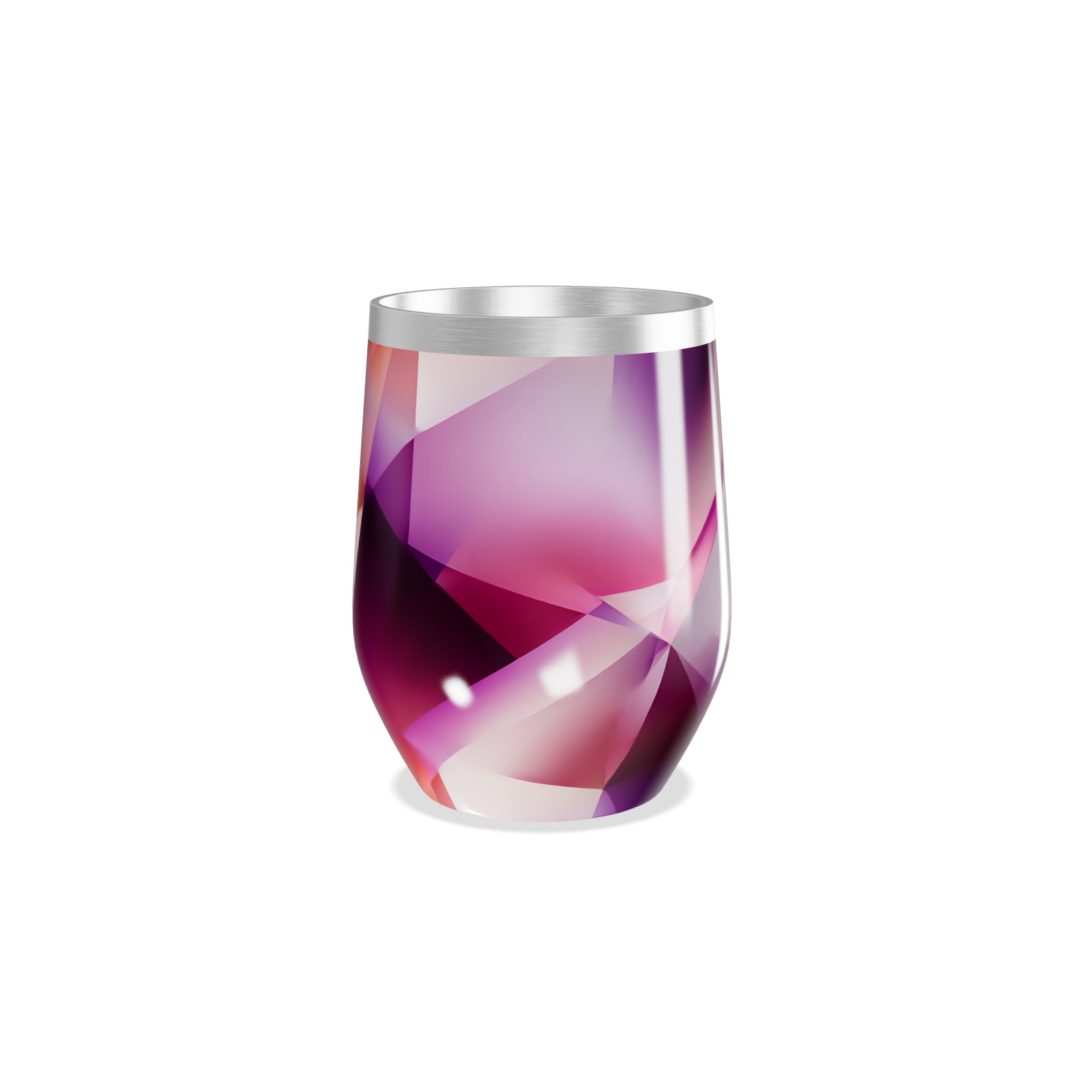 Copo Térmico Slim - Colorido Geométrico Inox