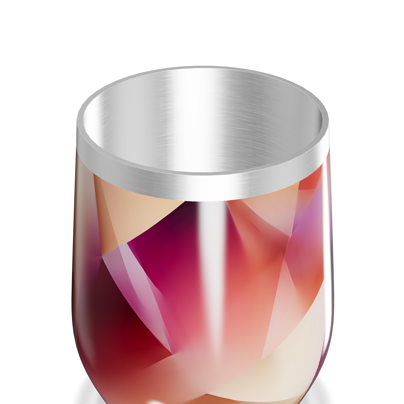 Copo Térmico Slim - Colorido Geométrico Inox