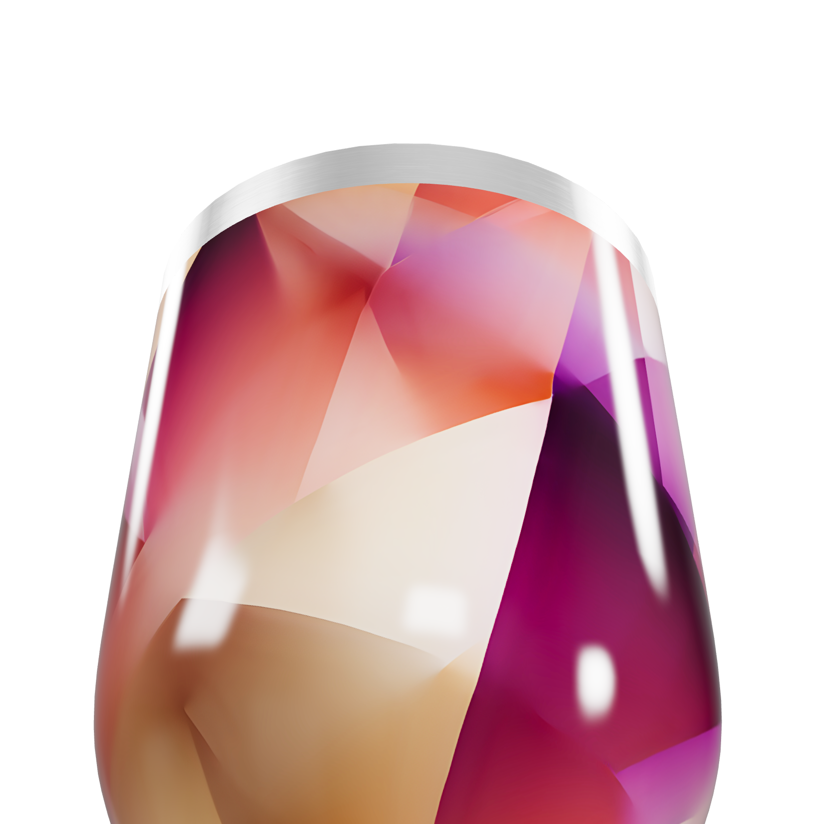 Copo Térmico Slim - Colorido Geométrico Inox