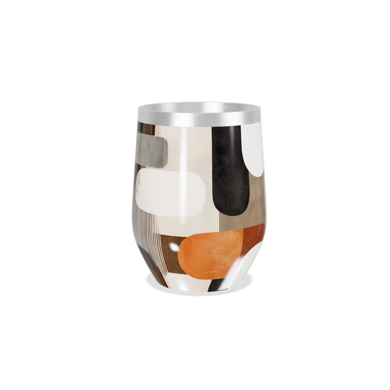 Copo Térmico Slim - Estampa Abstrata Colorida