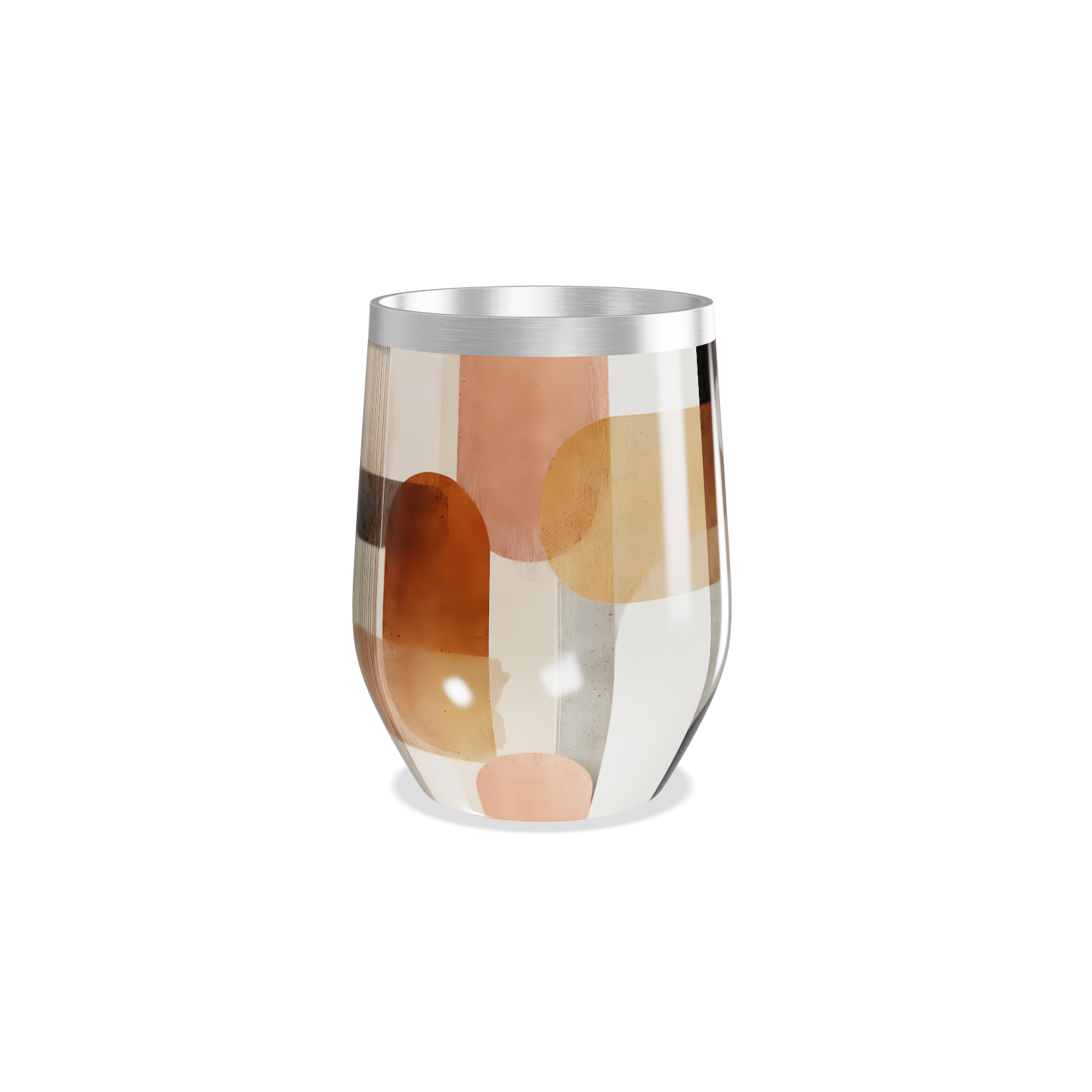 Copo Térmico Slim - Estampa Abstrata Colorida