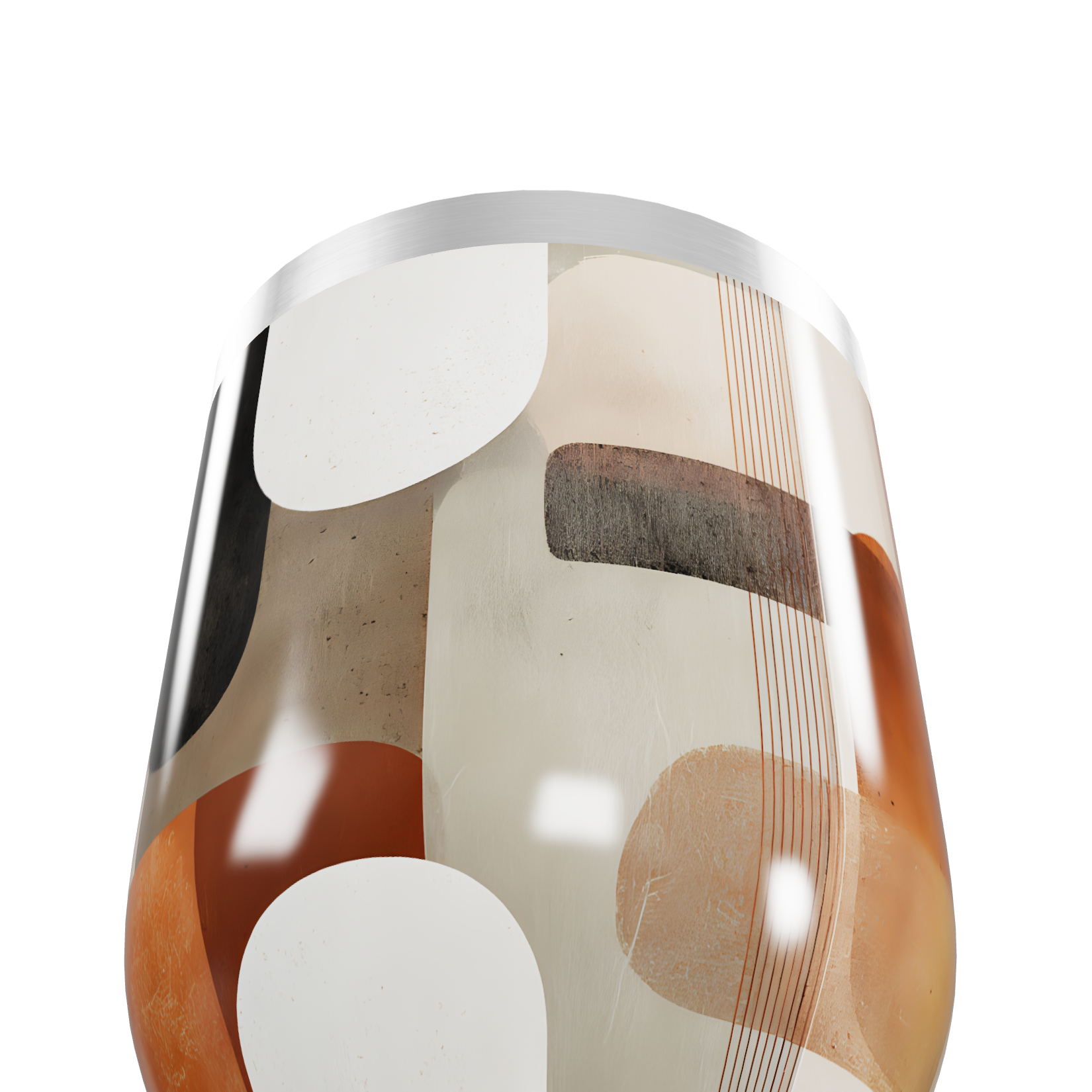 Copo Térmico Slim - Estampa Abstrata Colorida