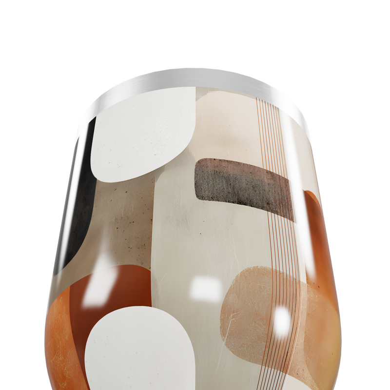 Copo Térmico Slim - Estampa Abstrata Colorida