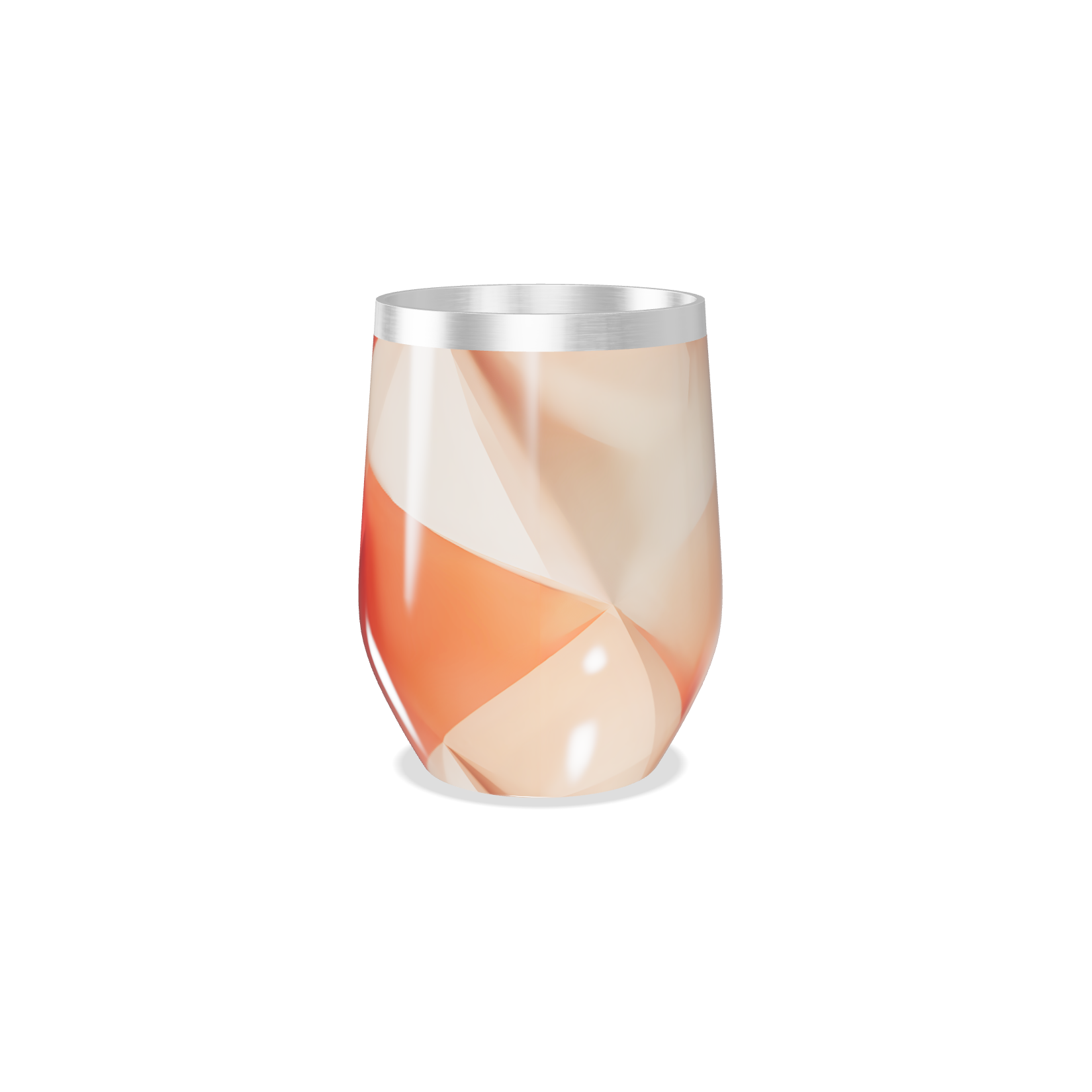 Copo Térmico Slim - Estampado Geométrico Colorido