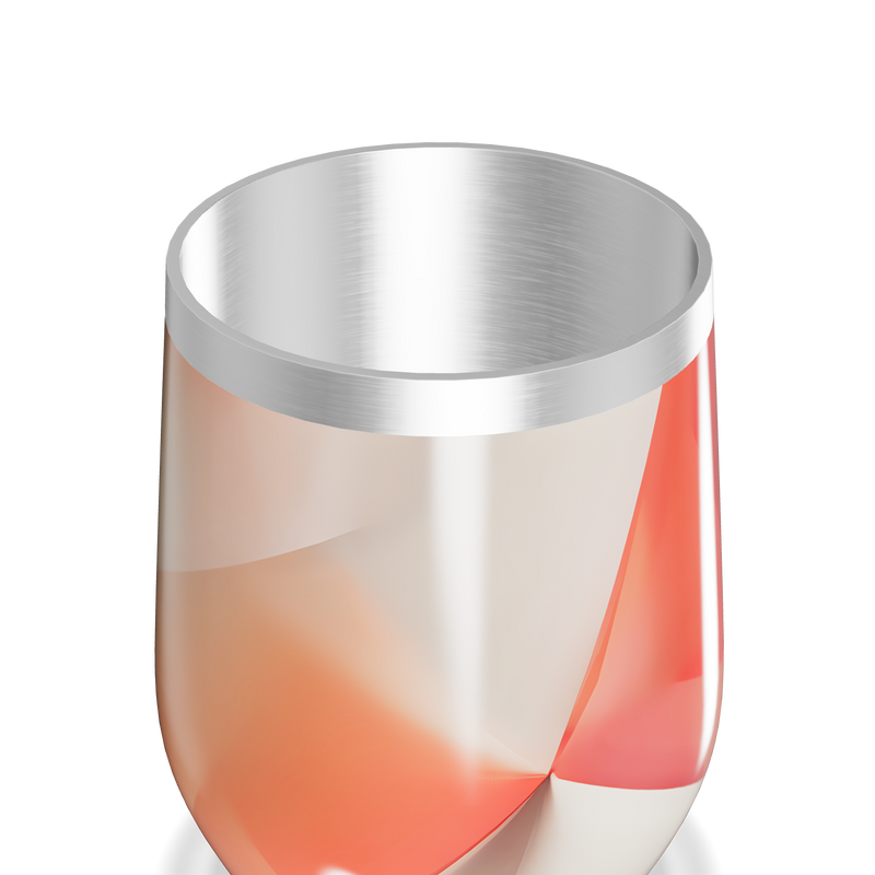 Copo Térmico Slim - Estampado Geométrico Colorido