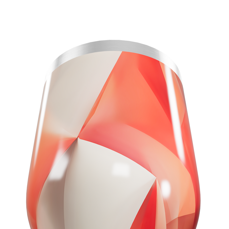 Copo Térmico Slim - Estampado Geométrico Colorido