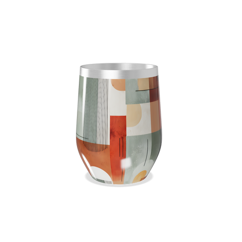 Copo Térmico Slim - Estampado Geométrico Colorido