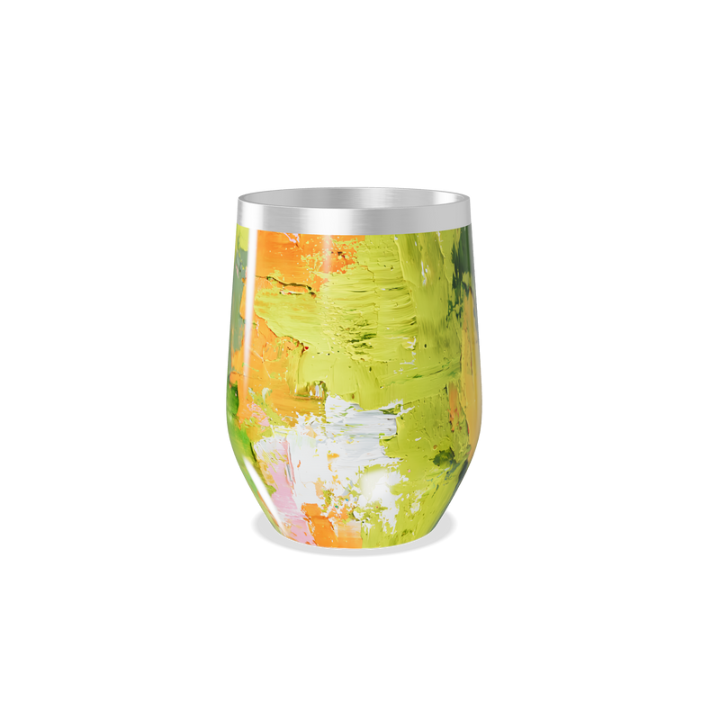 Copo Térmico Slim - Abstrato Colorido Inox