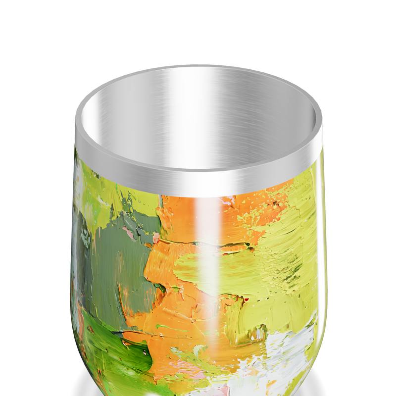 Copo Térmico Slim - Abstrato Colorido Inox