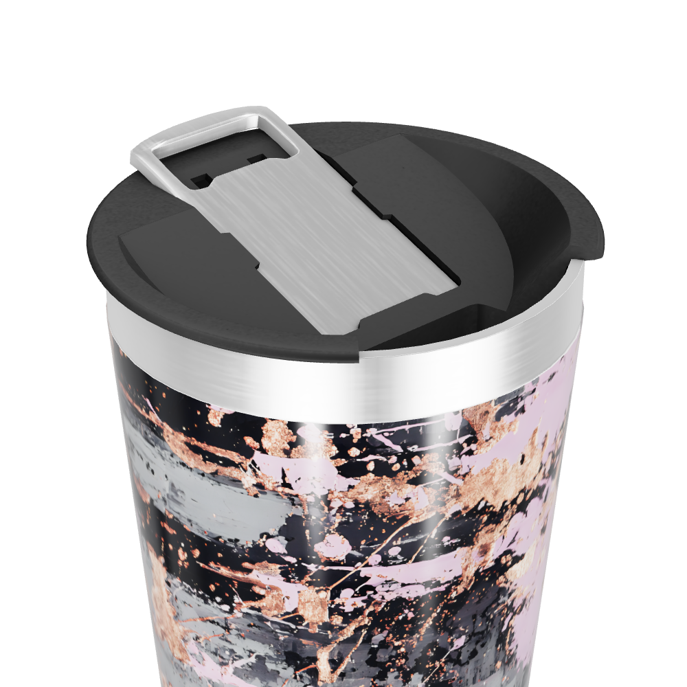 Copo Térmico - Estampa Abstrata Colors