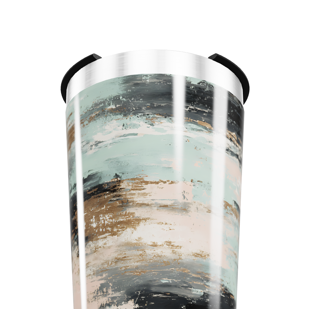 Copo Térmico - Estampa Abstrata Colorida