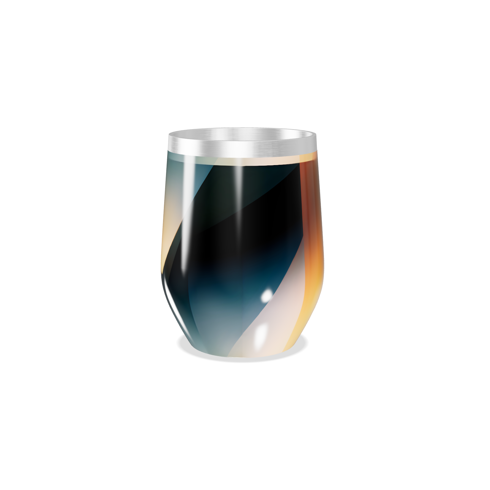 Copo Térmico Slim - Colorido Geométrico Inox