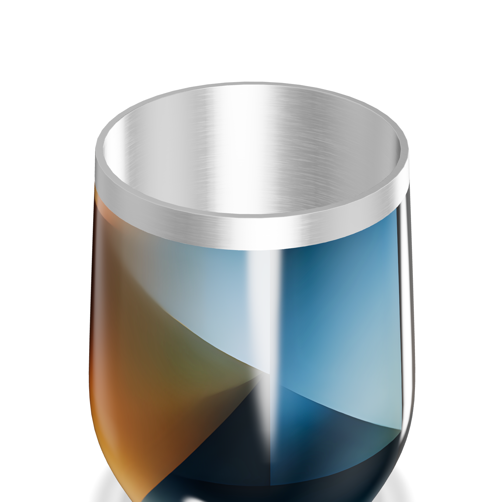 Copo Térmico Slim - Colorido Geométrico Inox