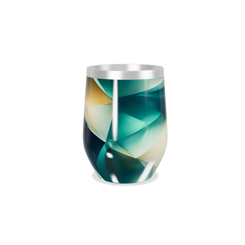 Copo Térmico Slim - Abstrato Multicolorido Aço