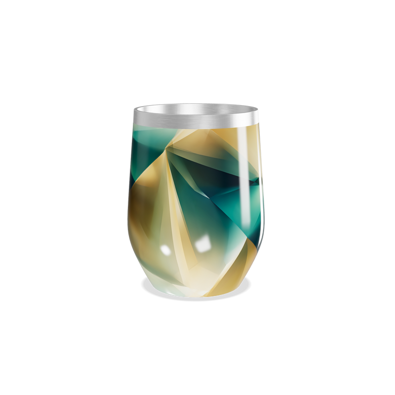 Copo Térmico Slim - Abstrato Multicolorido Aço