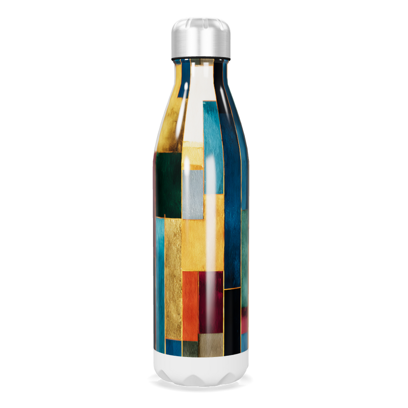 Garrafa Inox Estampada Colorida