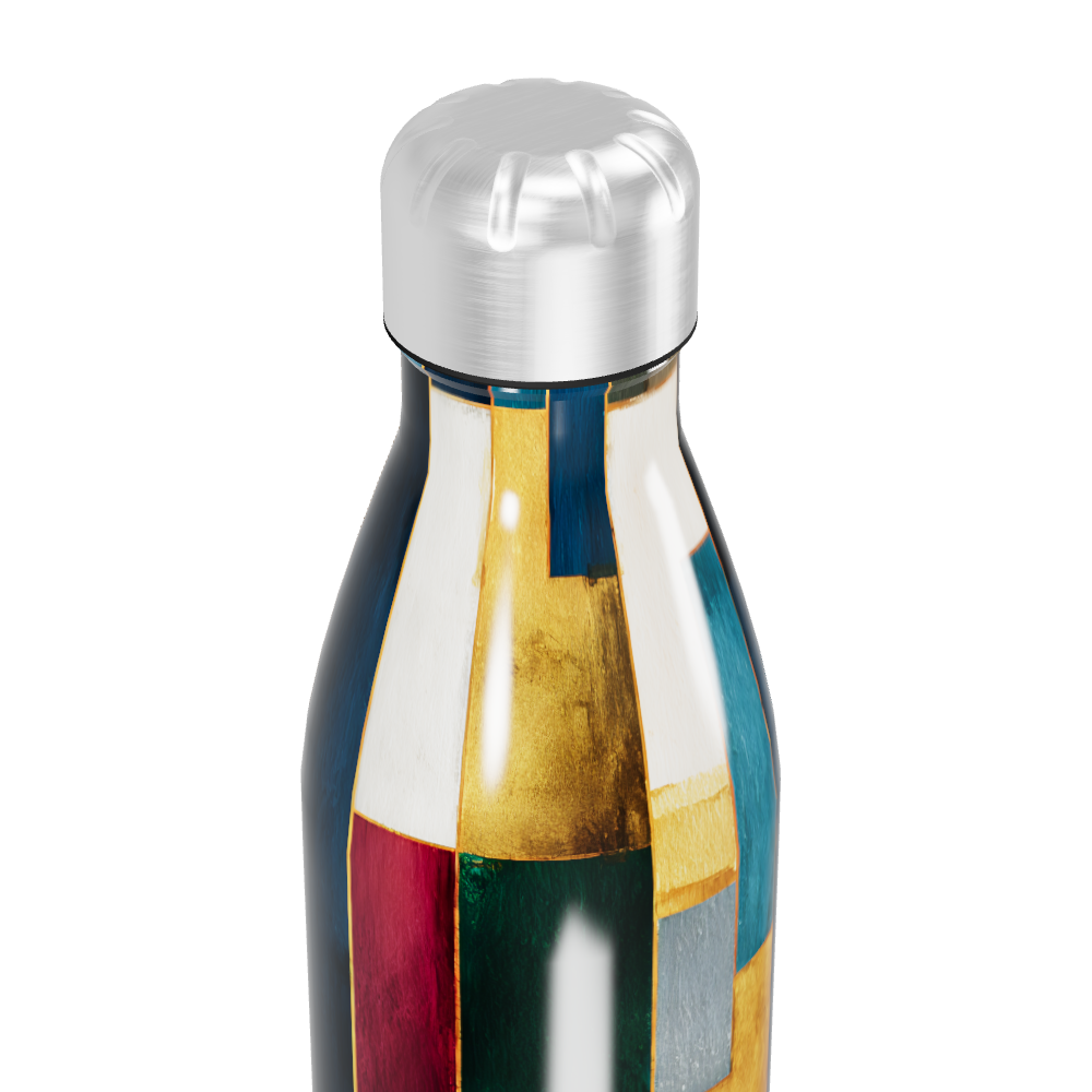 Garrafa Inox Estampada Colorida
