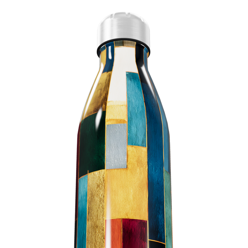 Garrafa Inox Estampada Colorida