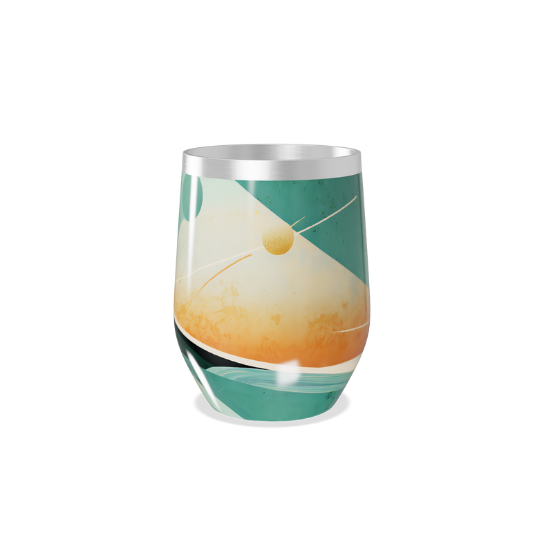 Copo Térmico Slim - Design Planetas Colorido