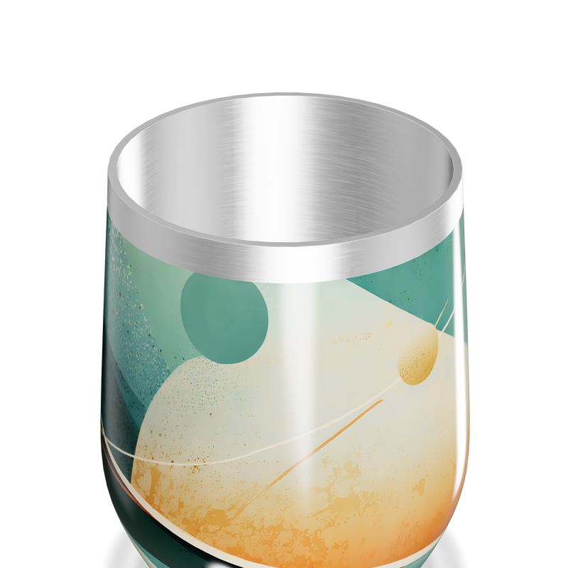 Copo Térmico Slim - Design Planetas Colorido