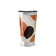 Copo Térmico - Estampa Abstrata Laranja