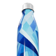 Garrafa Inox - Azul com Estampa Geométrica