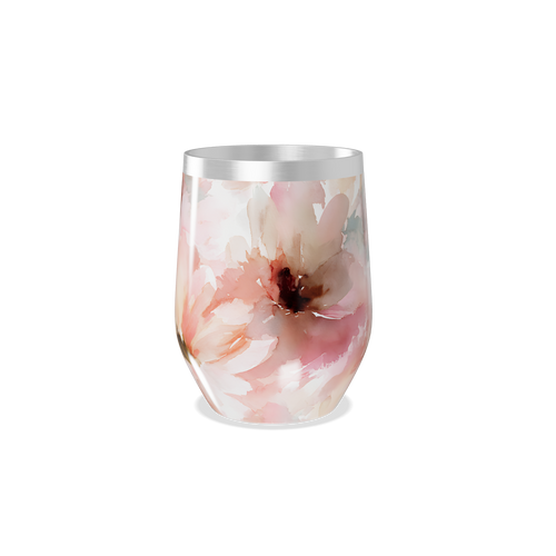 Copo Térmico Slim - Floral Aquarela