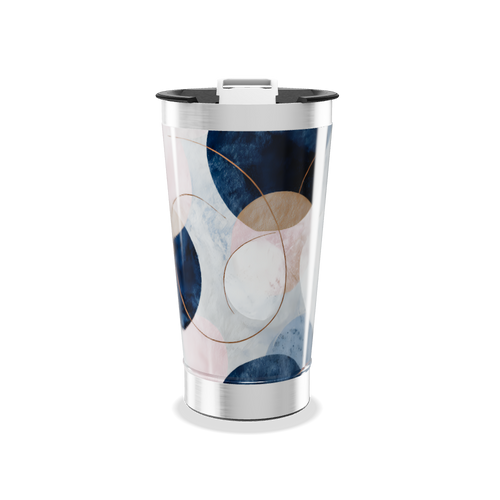 Copo Térmico - Estampa Geométrica Colorida