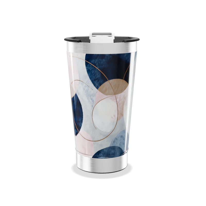 Copo Térmico - Estampa Geométrica Colorida