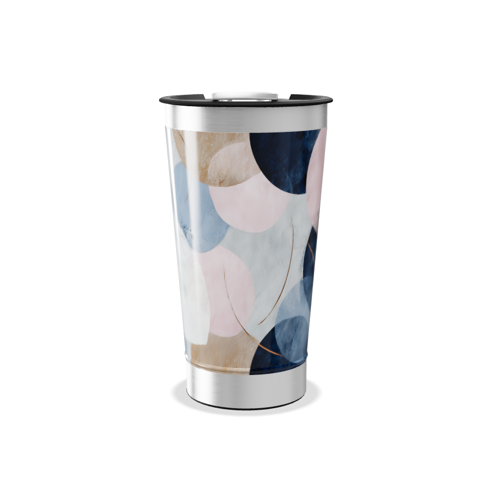 Copo Térmico - Estampa Geométrica Colorida