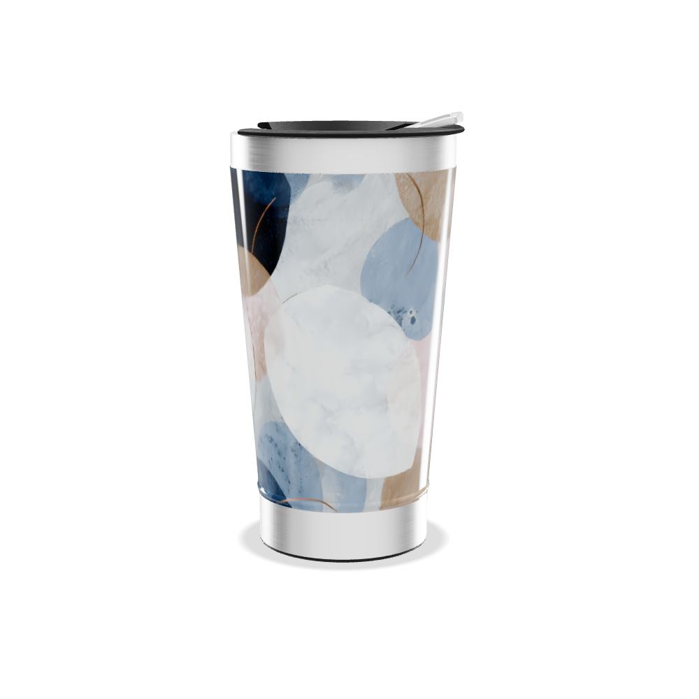 Copo Térmico - Estampa Geométrica Colorida