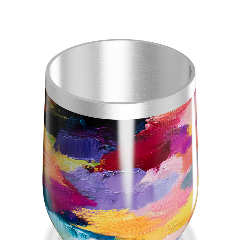 Copo Térmico Slim - Estampa Colorida Aço Inox