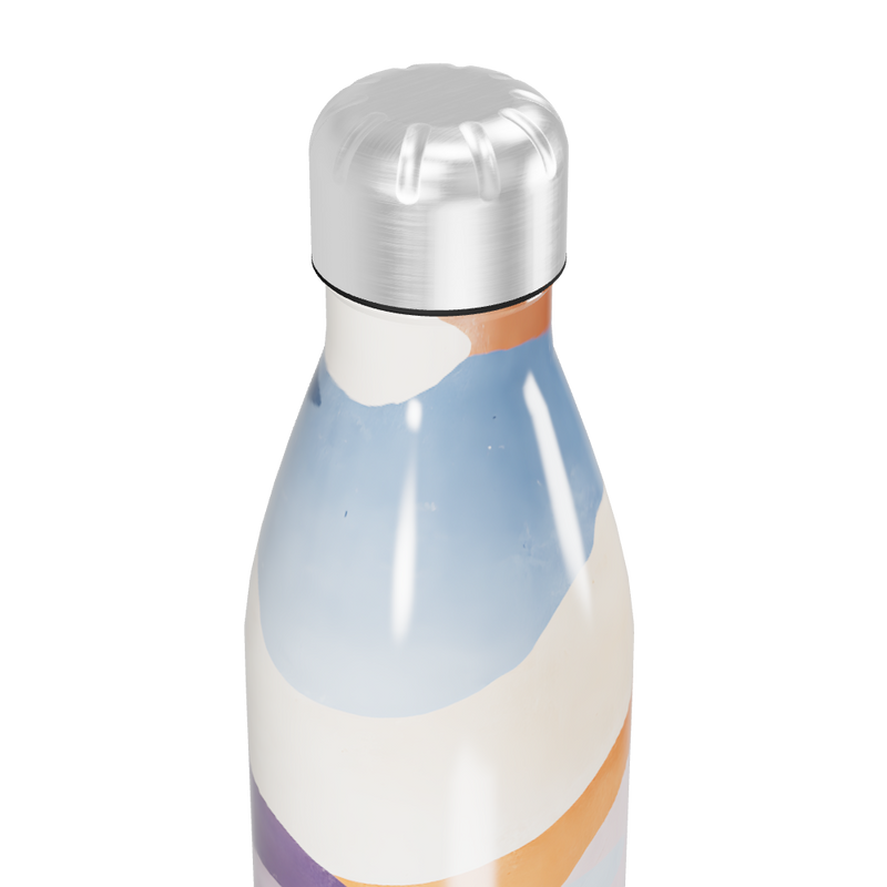 Garrafa Inox - Estampa Abstrata Colorida