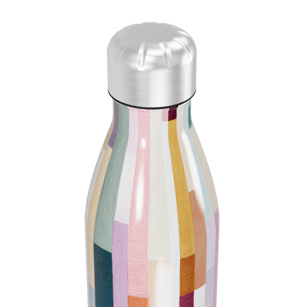 Garrafa Inox Listrada Multicolorida