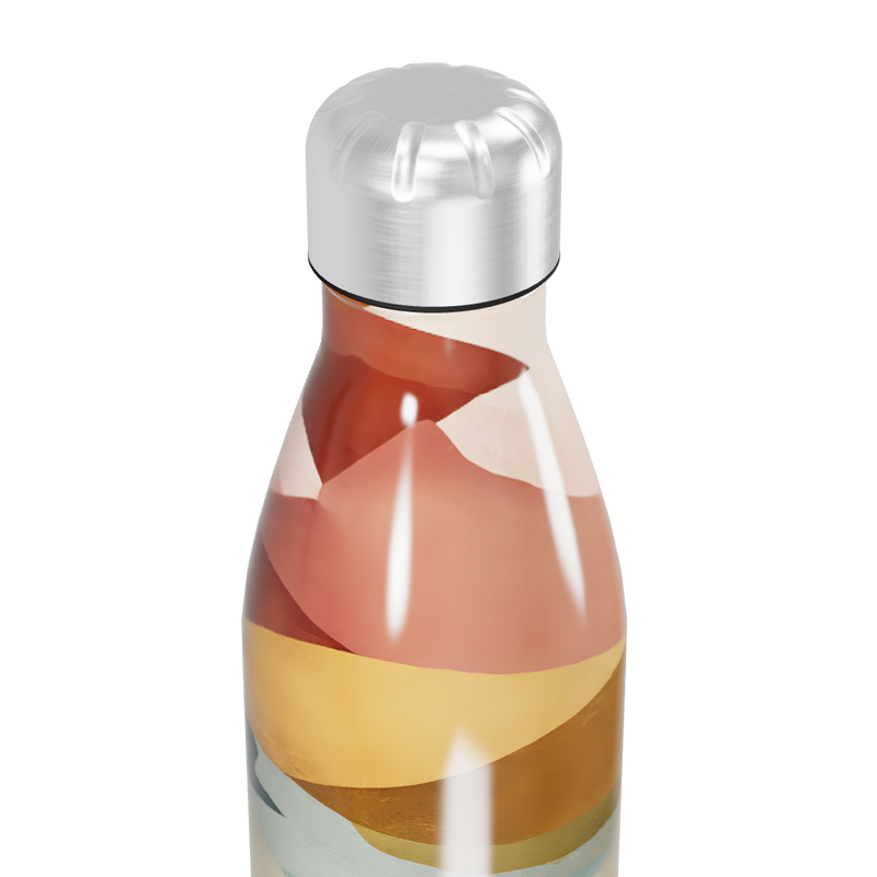 Garrafa Inox - Estampa Colorida Abstrata