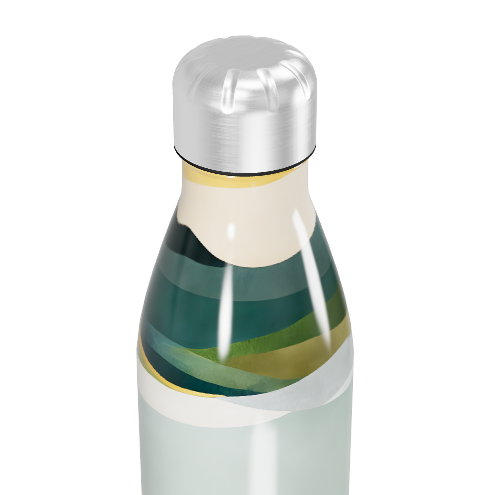 Garrafa Inox - Estampa Colorida Abstrata